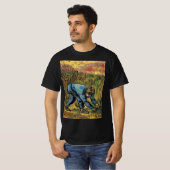 De maaier met sikkel door Vincent van Gogh T-shirt (Voorkant volledig)