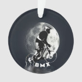 De maan achtervolgen - Mountain Biker Ornament (voorkant)