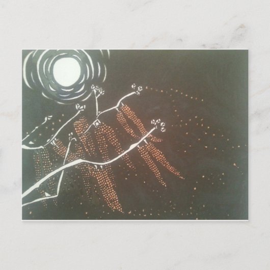 De maan briefkaart (Voorkant)