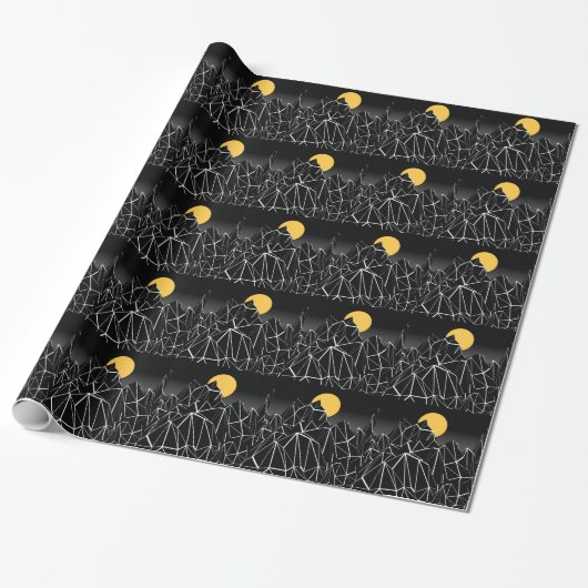 De Maan Cadeaupapier (Uitgerold)
