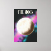 De maan canvas afdruk (Voorkant)