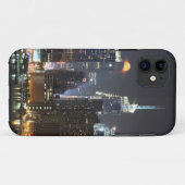 De maan gaat over Midtown New York. Case-Mate iPhone Case (Achterkant (horizontaal))