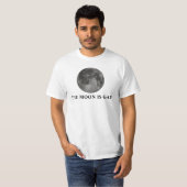 de maan is homo t-shirt (Voorkant volledig)