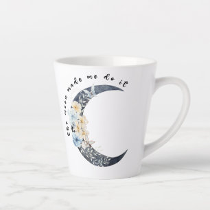 De maan liet me het doen latte mok