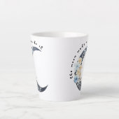 De maan liet me het doen latte mok (Voorkant)