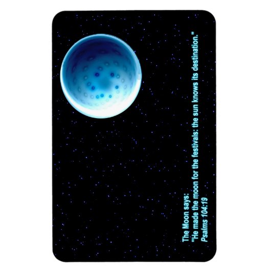 De maan magneet (Verticaal)