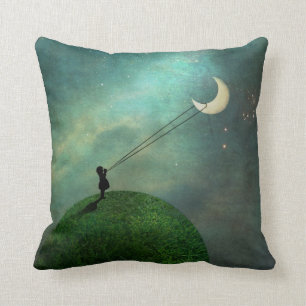 De maan Pillow achtervolgen Kussen