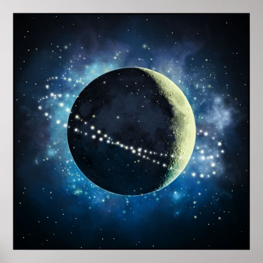 De maan - Poster (Voorkant)