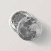 De maan ronde button 3,2 cm (Voorkant /achterkant)