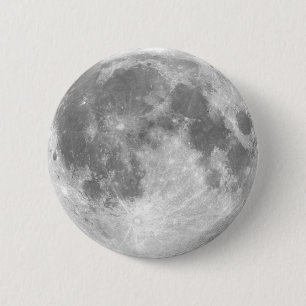 De maan ronde button 5,7 cm