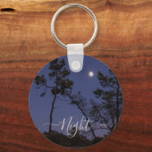 De maan 's nachts in een sleutelhanger (Voorkant)