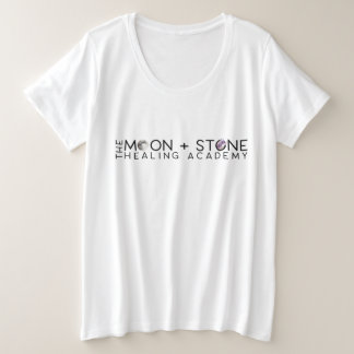 De maan + Stone Healing Academy logo T-Shirt