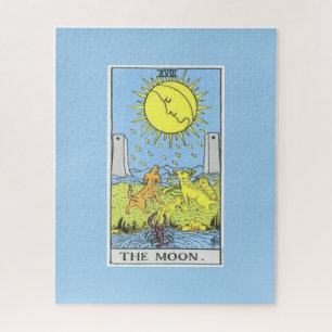 De maan tarot kaart puzzel