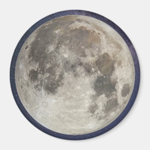 De maan van de aarde magneet