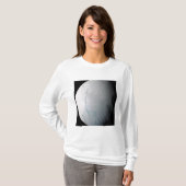 De maan van Saturnus Enceladus 2 T-shirt (Voorkant volledig)