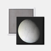 De maan van Saturnus Enceladus 3 Magneet (Voorkant / Achterkant)