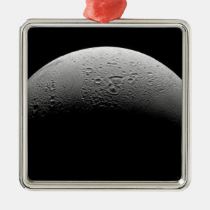 De maan van Saturnus Enceladus 5 Metalen Ornament