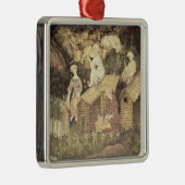 De maand juni metalen ornament (Rechts)