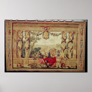 De maand oktober/het kaateau van de Tuileries Poster