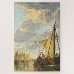 De Maas bij Dordrecht Legpuzzel
