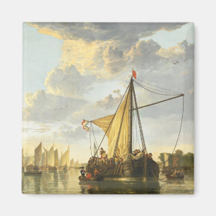 De Maas in Dordrecht Aelbert Cuyp Magneet