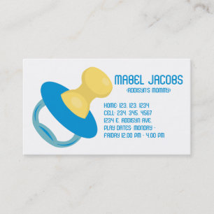DE MABEL MOMMY KAART 2 CONTACTKAARTJE