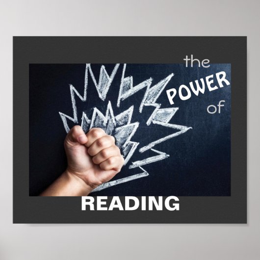 De macht van het Poster van de Literatie van het L (Voorkant)