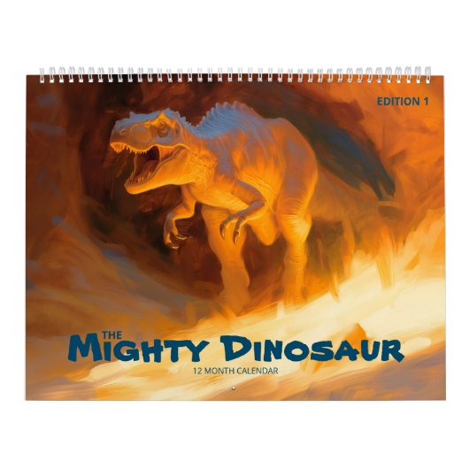 De machtige dinosaurus: editie 1 kalender (Hoes)