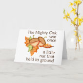 De machtige eikel kaart (Gele Bloem)