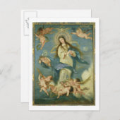 De maculaire conceptie briefkaart (Voorkant / Achterkant)