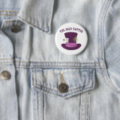De Mad Hatter Ronde Button 5,7 Cm (In situ)