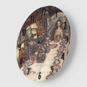 De Mad Hatter Tea Party Arthur Rackham Wall Clock Grote Klok (Hoek)