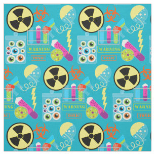 De Mad Scientist Laboratory Fabric Stof