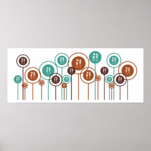 De Madeliefjes van de chemische Techniek Poster