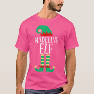 De Madeline Elf Familie Matching Kerstmis Pyjama T-shirt