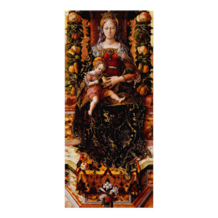De Madonna della Candeletta Carlo Crivelli Kunst Reclamekaart