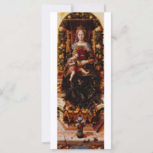 De Madonna della Candeletta door Carlo Crivelli (Voorkant)