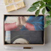 De Madonna in het gebed, een landschap buiten Tissuepapier (Geschenk)