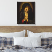 De Madonna in Sorrow (olie op doek) Canvas Afdruk (Insitu (Slaapkamer))