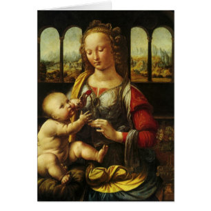 De Madonna met kind van Leonardo da Vinci