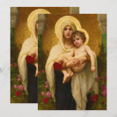 De Madonna van de Rozen door William Bouguereau Kaart (Voorkant / Achterkant)