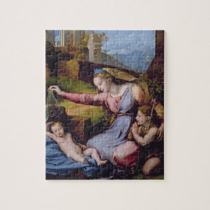 De Madonna van het Blauwe Diadem of de Madonna van Legpuzzel
