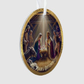 De Magi’s bieden acryl Ornament (voorkant)