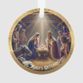 De Magi’s bieden acryl Ornament (achterkant)