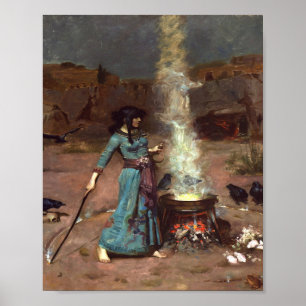 De Magic Circle High Resolution John Waterhouse Poster