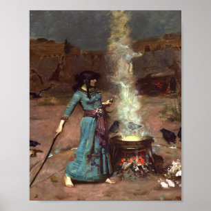 De Magic Circle High Resolution John Waterhouse Poster