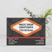De Magic Show Marquee Kaart (Staand voorkant)