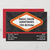 De Magic Show Marquee Kaart (Voorkant / Achterkant)