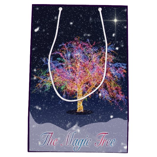 De Magic Tree Bag Medium Cadeauzakje (Achterkant)