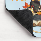 De Magic Witch Uil Herfst Halloween thema Muismat (Hoek)